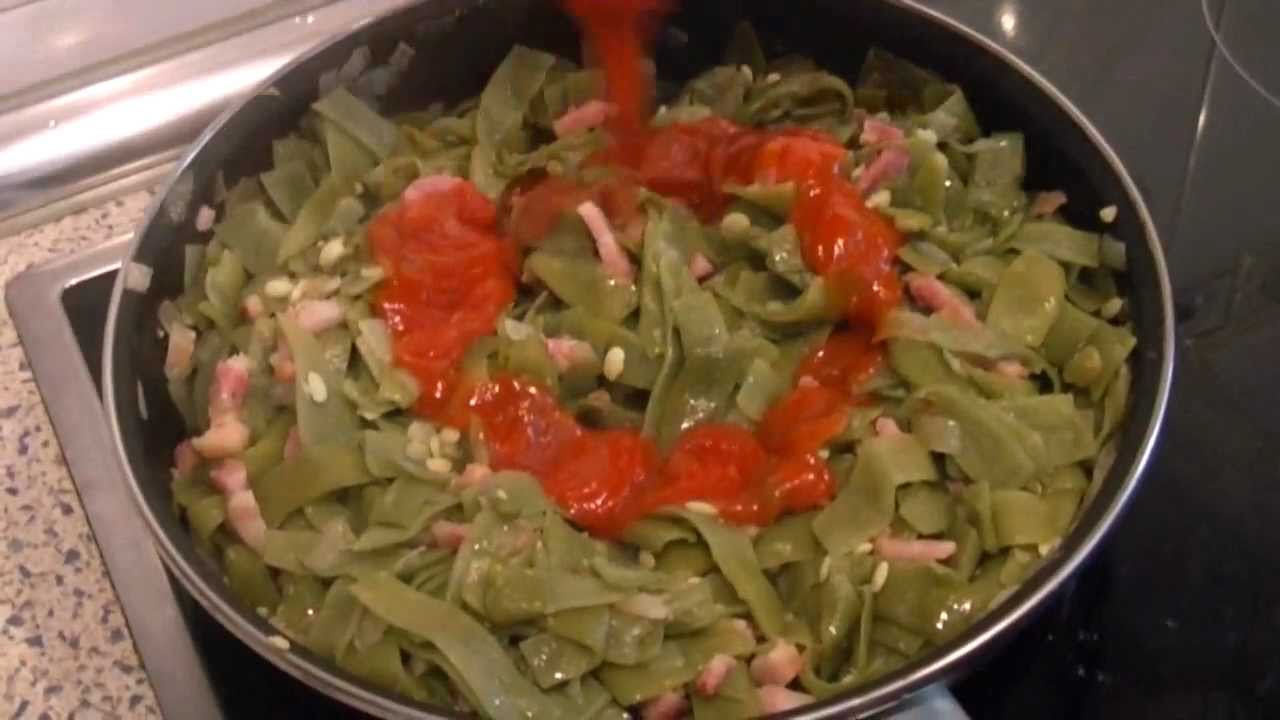 Judías verdes con jamón. Receta tradicional para niños