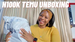 SHOPPING HOUSEHOLD ITEMS WORTH N100K ON TEMU| TEMU REVIEW.