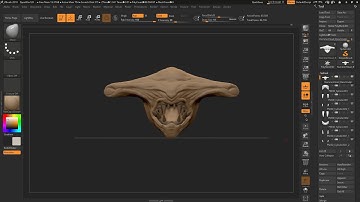 Rough Monster Prototype Head Speed Sculpt - Creature Modeling for Unreal Engine 4