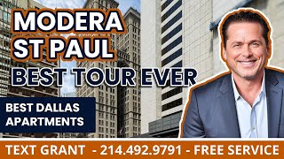 Two Bedroom Walkthrough Pt 1 - Kitchen And Living - Modera St. Paul - Dallas TX