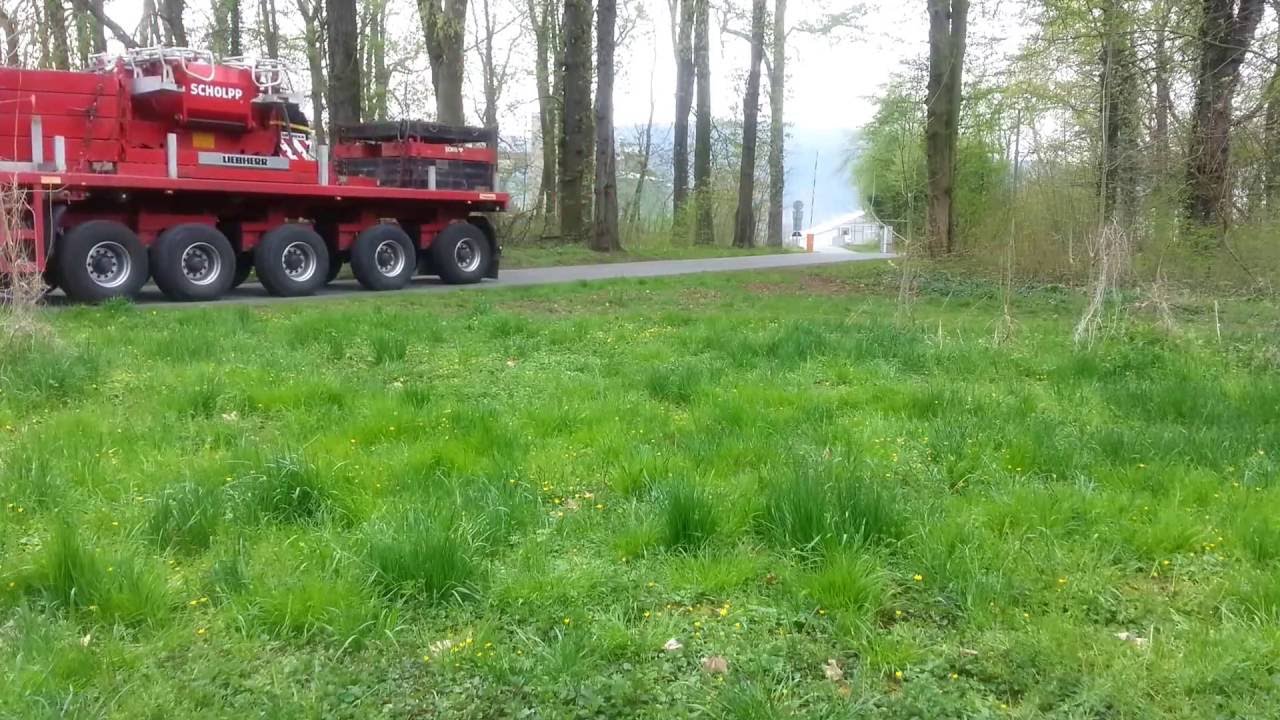 SCHOLPP Kran- & Transport GmbH LTM 1350-6.1 und Begleiter