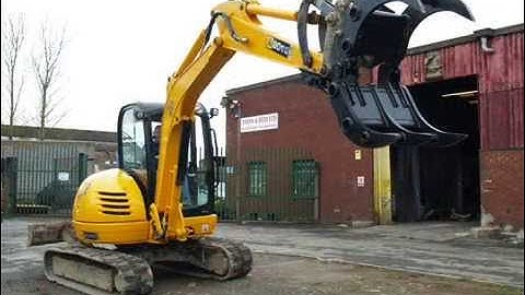 Evans & Reid Grapple - Working on a 14 tonne excavator