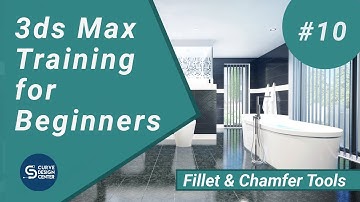 Fillet and Chamfer tools | 3ds Max Training for Beginners