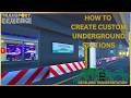 How To build a Realistic Underground Station Step by step | Transport Fever 2