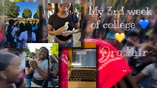 Weekly Vlog #1 @ The Org. Fair 💛💙NCAT