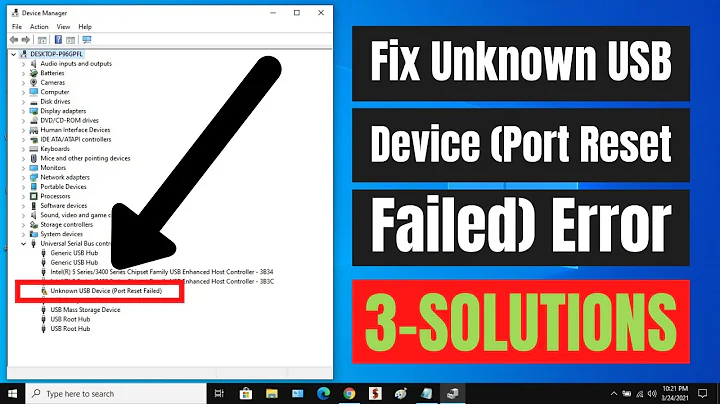 How to Fix Unknown USB Device Port Reset Failed Issue for Windows 10 | Simple & Working