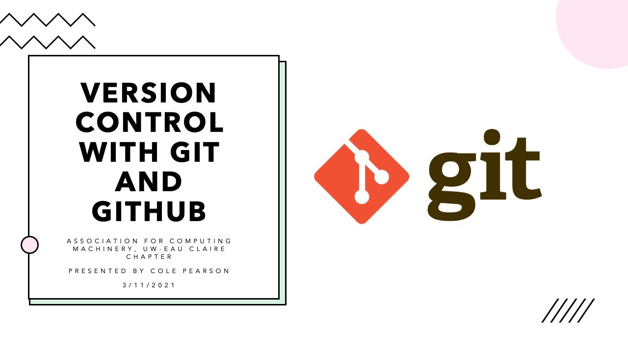 Version Control with Git and Github - YouTube