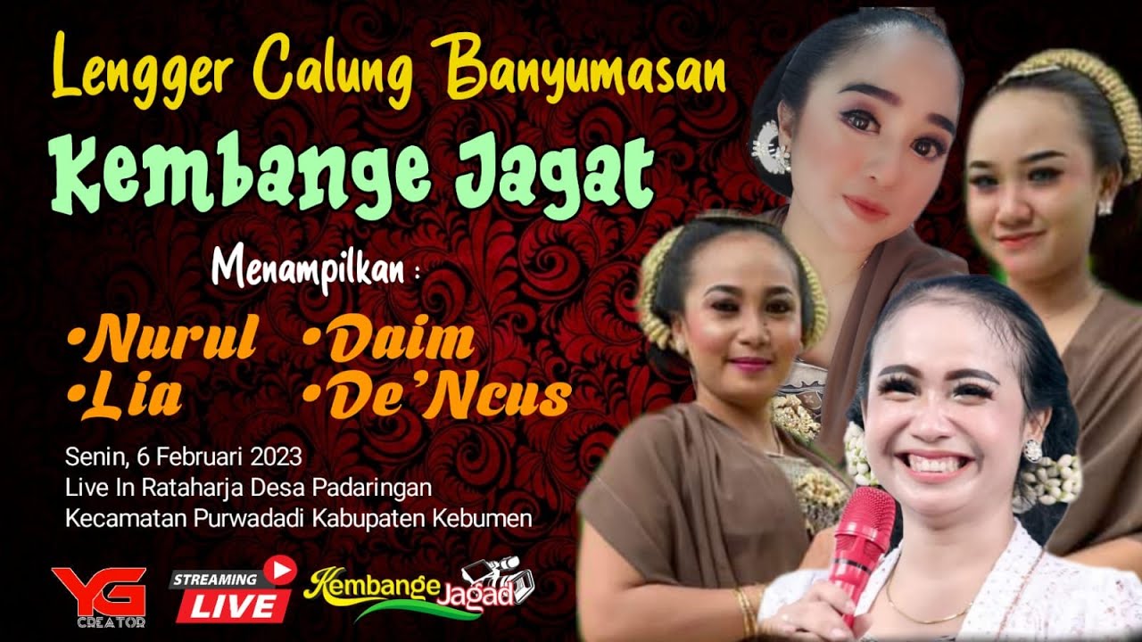 LIVE Siang  LENGGER CALUNG  Campursari KEMBANGE JAGAD - DUSUN KERTAHARJA   PURWADADI, 6 FEB 2023