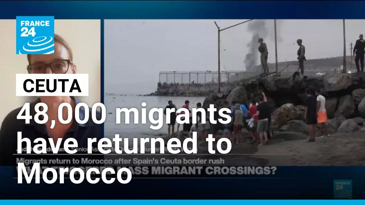 Ceuta: Most migrants have returned to Morocco, 57 died crossing the border • FRANCE 24 English