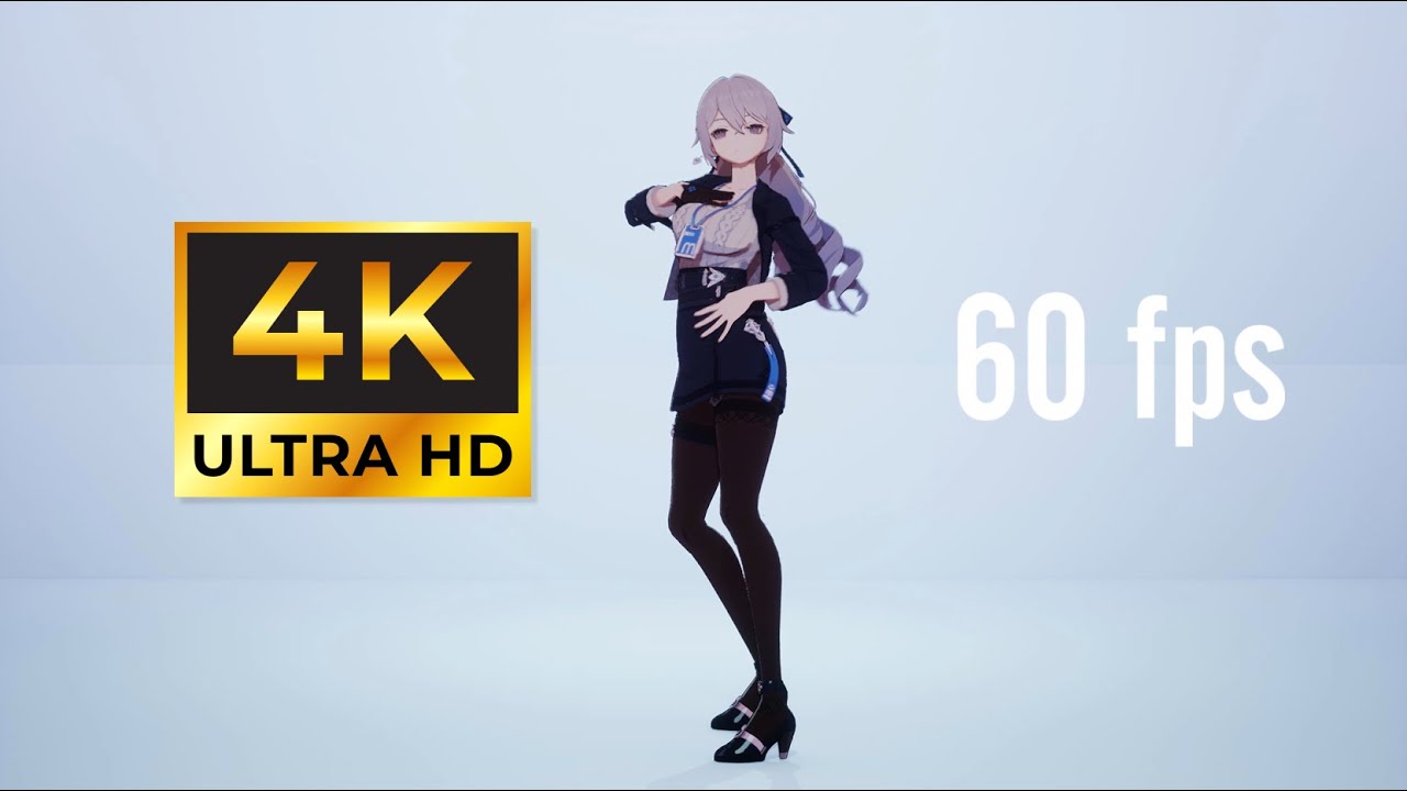 [4K-60FPS] [崩坏3/Honkai Impact 3] - Bronya Zaychik - Dabanya-Office Lady (大板鸭) | [UE5 Toon Rendering]