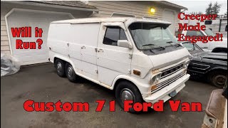 Abandoned custom 71 Ford van, can it be put back on the road after years?