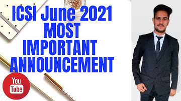 REOPENING WINDOW FOR FILLING CS EXAM FORM | ICSI OFFICIAL IMPORTANT ANNOUNCEMENT | FOR JUNE 
