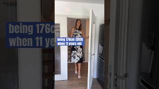 I was 176cm (5ft9) when I was 11! #tallgirl #tallwomenrock