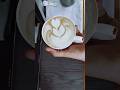 Latte Art Tutorial 🍀 | latte art at home | #shortsfeed #viral #latteeart #latteart #baristaskill