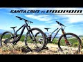 2020 Santa Cruz Tallboy VS Direct to Consumer bike the Propain Hugene