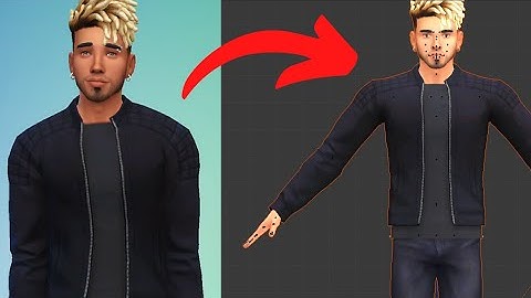 SIMS 4: How To Import Your Sim Into Blender For Posing with Sim Ripper