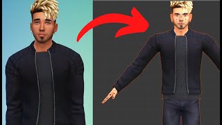 SIMS 4: How To Import Your Sim Into Blender For Posing with Sim Ripper