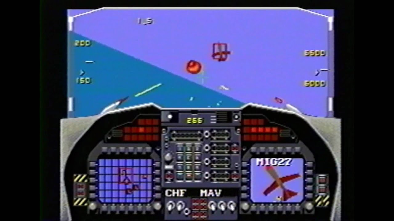 F-22 Interceptor Classic Game Room HD F22 INTERCEPTOR for Sega Genesis YouTube