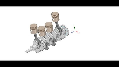 For Beginners 🛠️: Space Claim Ansys Tutorial 📐-Crankshaft &piston  assembly