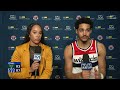 1-ON-1: Jordan Poole reacts to Wizards' win over Bucks | Monumental Sports Network