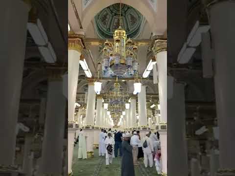 باب سيدنا أبي بكر وهذه النافذة التي كانت تفتح من بيته للمسجد النبوي أمر النبي ﷺ أن تبقى ويغلق غيرها