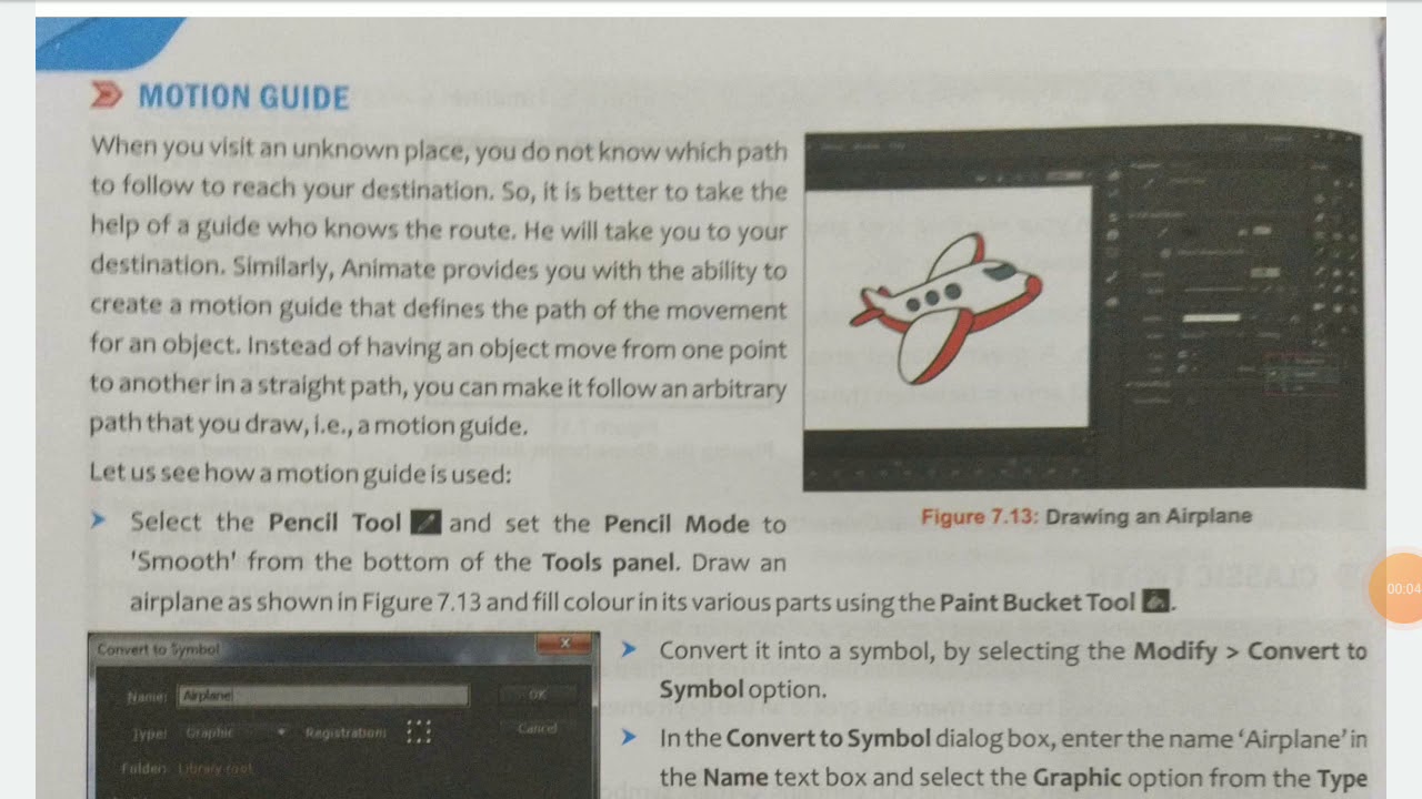 6TH COMPUTER CH-7 WORKING WITH ANIMATE CC VIDEO-3 - YouTube