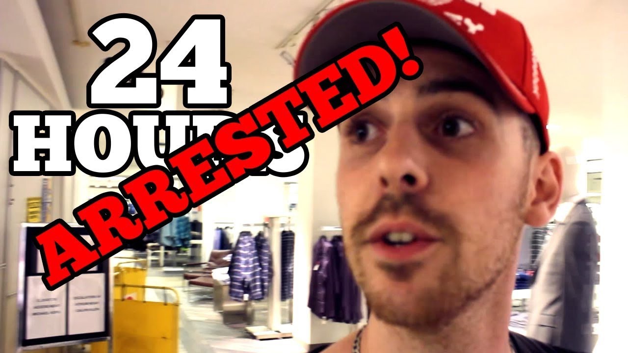 24 Hours In the mall *Got Arrested* Reupload - YouTube