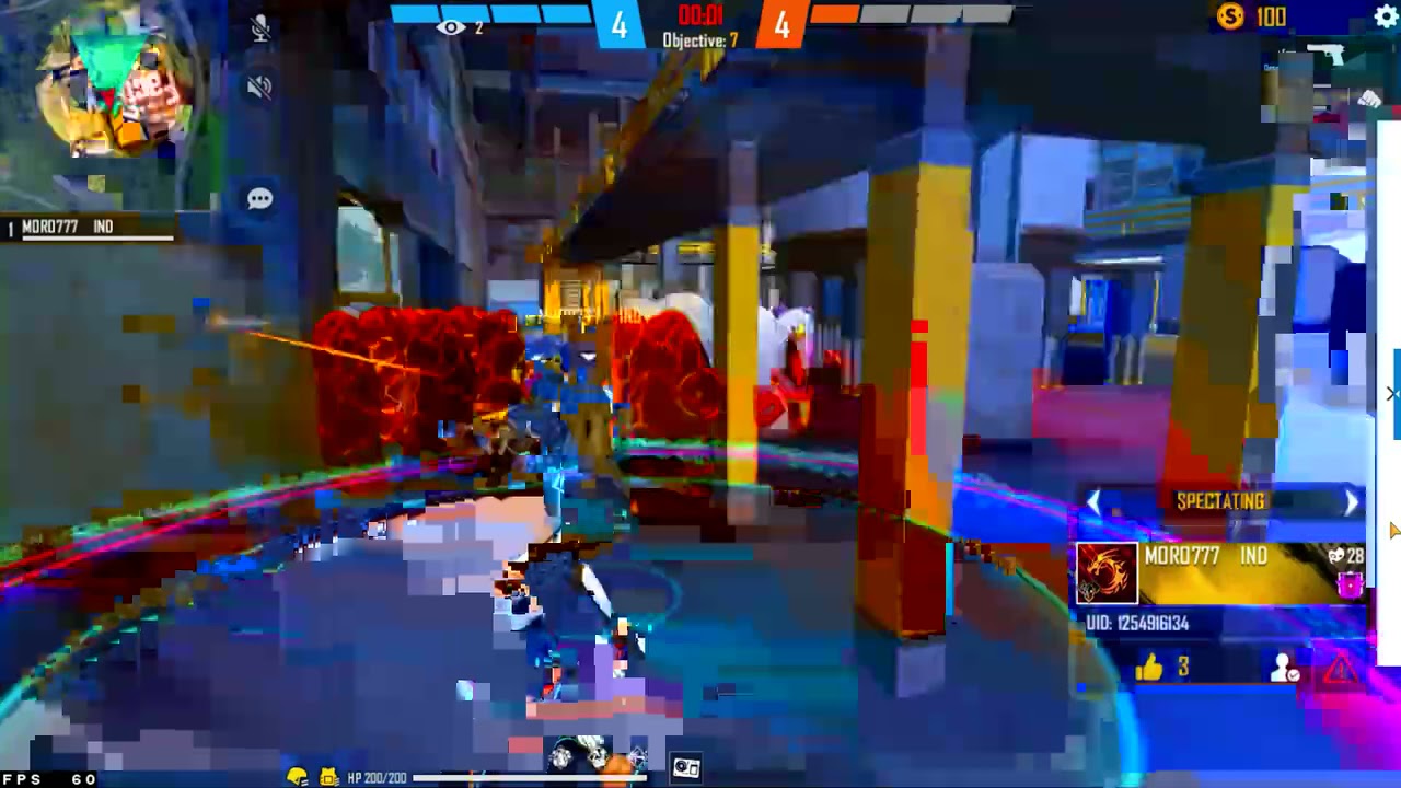 MORO777🤯🔥VS  Pro players In India Server Insane Gameplay - Garena Free Fire