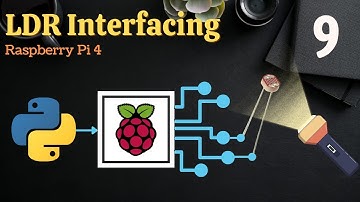 Light Dependent Resistor LDR Operation using Python in Raspberry Pi 4