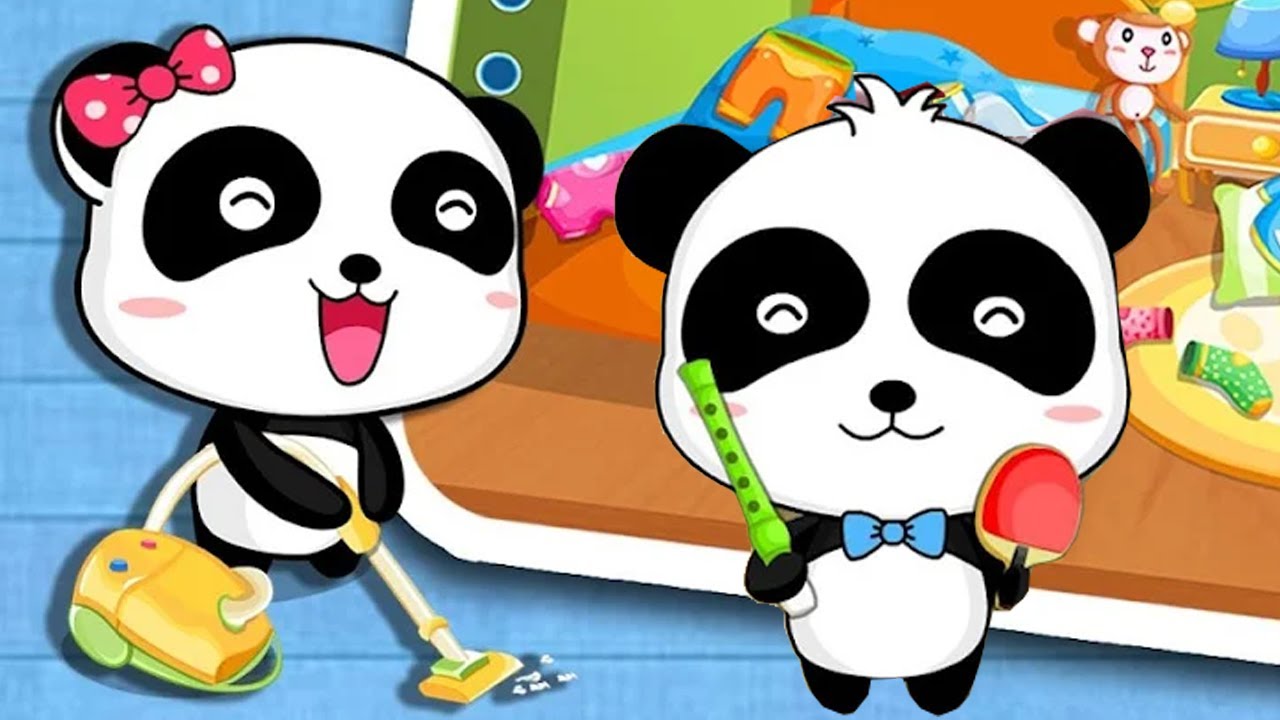 Baby Panda Gets Organized & Potty Training BabyBus Game YouTube