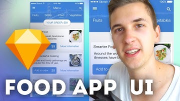 Food App UI • Sketchapp Tutorial / Sketch 4 Tutorial