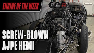 Pro Line Racing Screw-Blown Alan Johnson Hemi Engine for NHRA Competition
