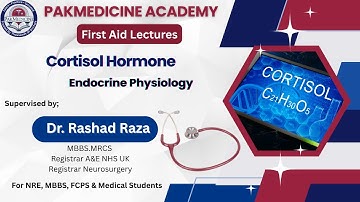 Cortisol Hormone | Endocrine Physiology | First Aid Lectures for NRE, FCPS, USMLE Step 1