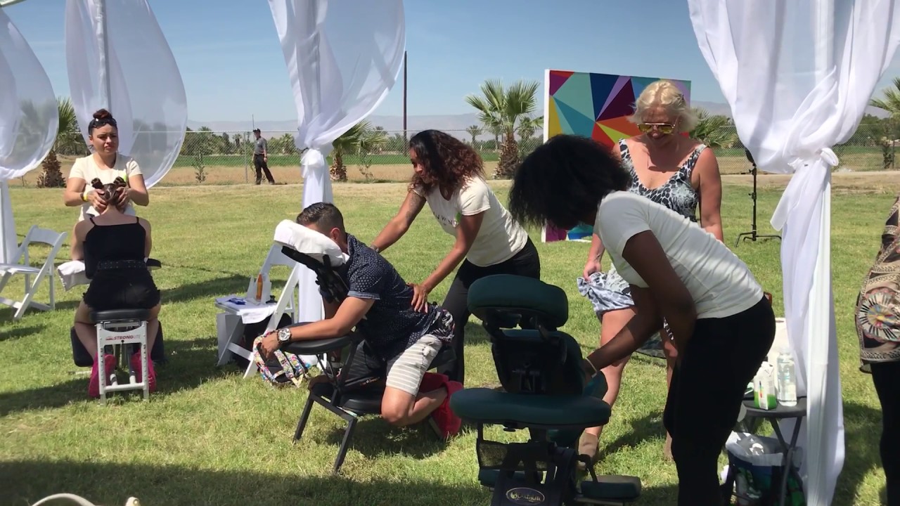 Katy Perry's Coachella Recovery Party with Chair Massage & Nails by
