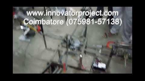 Mechanical Engineering project - four way hacksaw new invention project / four way hacksaw machine