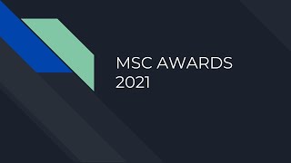 MSC Awards 2021