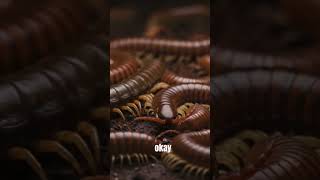 The Creepy-Cool World of Myriapods  | Millipedes vs Centipedes” #insects #wildlife #centipede