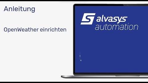 alvasys automation AG Anleitung Niagara N4 OpenWeather einrichten