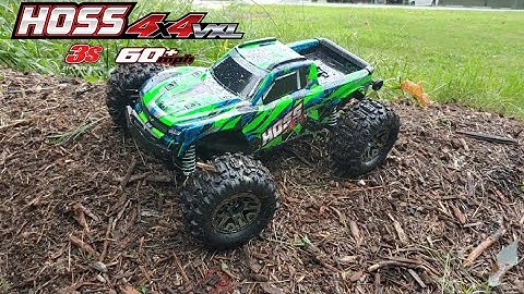 Traxxas Hoss 4x4 VXL 1st 3s Lipo Run