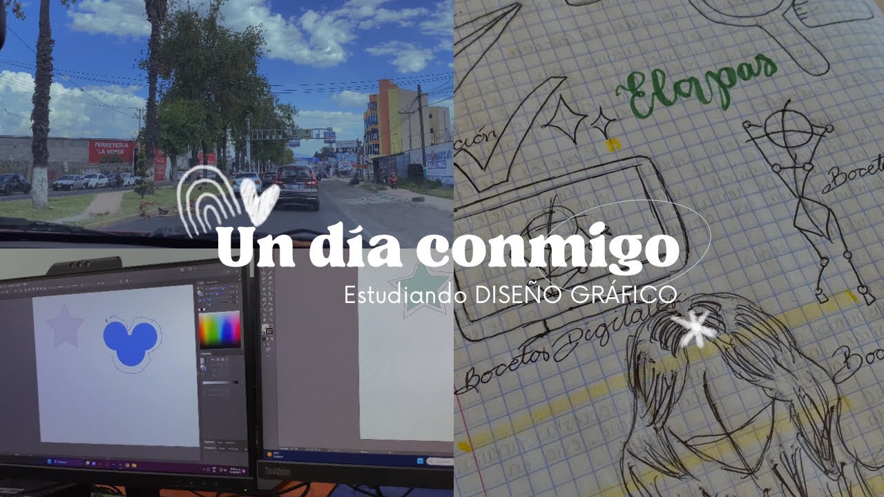 📚Un día conmigo estudiando DISEÑO GRÁFICO 📚 / Yari Lu