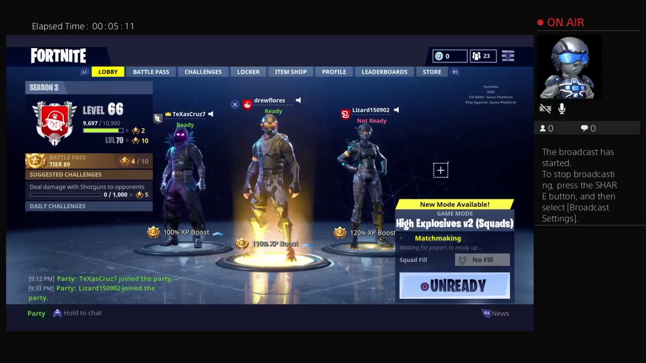drewflores's Live PS4 Broadcast