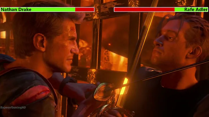Nate vs. Rafe with healthbars