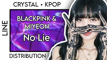 [REQUEST] HOW WOULD BLACKPINK & MIYEON SING NO LIE (EVERGLOW) • LINE DISTRIBUTION
