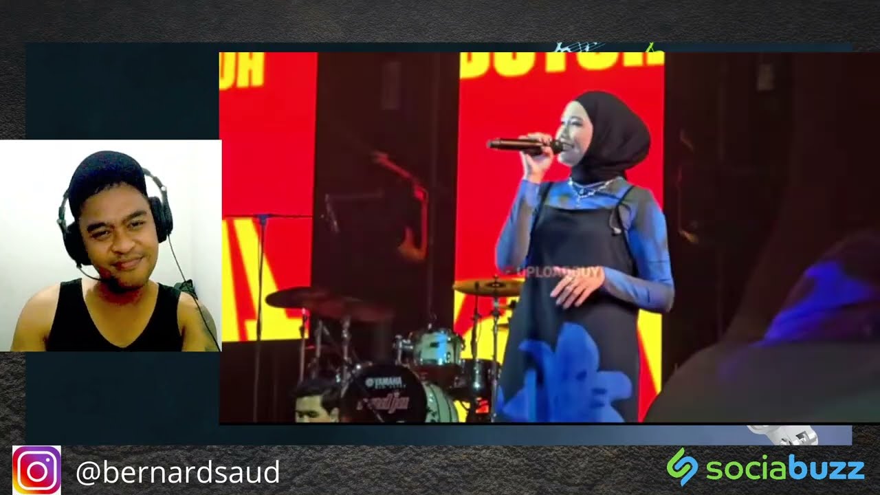 SALMA SALSABIL - JENUH TAPI BUTUH (live at Pertamina Eco Run Fest 2025) | SINGER REACTION