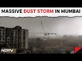 Mumbai weather today  mumbai witnesses first rain of season accompanied by massive dust storm