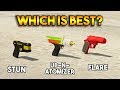 Gta 5 online  upnatomizer vs stun gun vs flare which is best