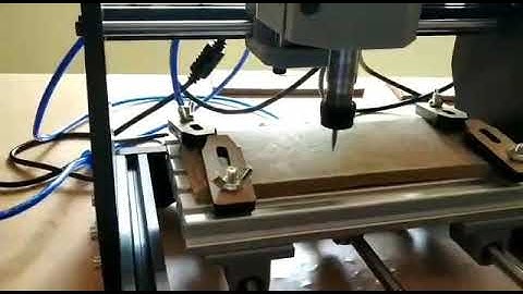 MAKING AVENGERS LOGO USING CNC(COMPUTER NUMERICAL CONTROL) ENGRAVING MACHINE