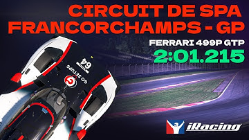 iRacing | Ferrari 499P GTP - Spa Francorchamps - IMSA - 2025 S2 Week 10 | Hotlap