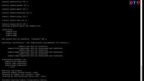 2. Zimbra 8 Mail Multi Server - Install LDAP Zimbra Part 2