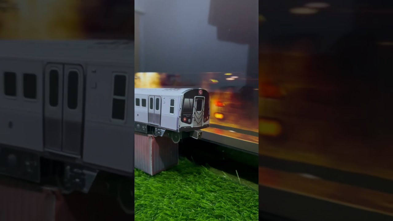 Testing subway train virtual background 